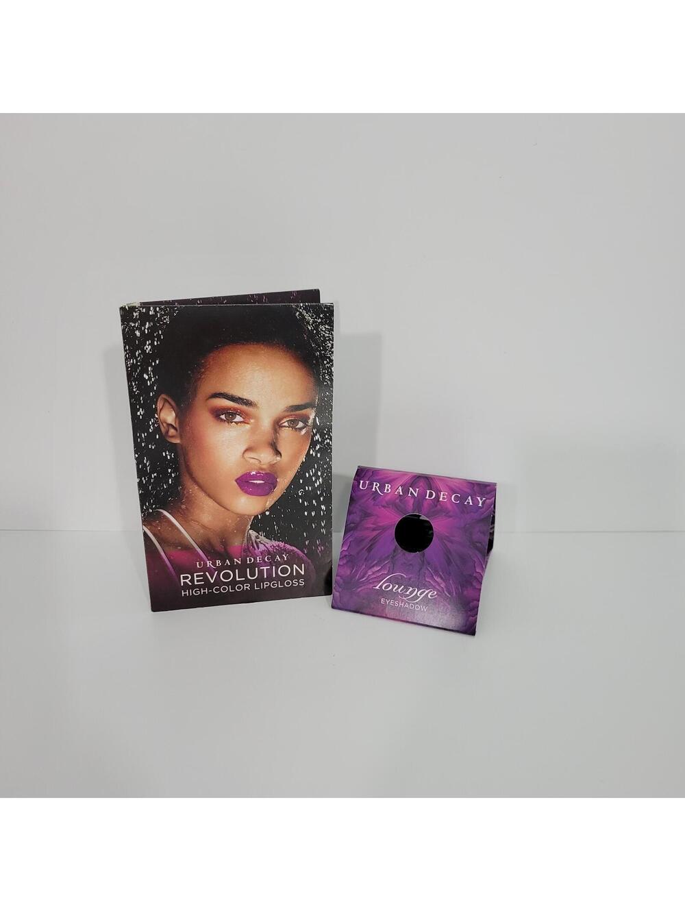 Urban Decay Eyeshadow small single Lounge Duotone & Sample Lip color